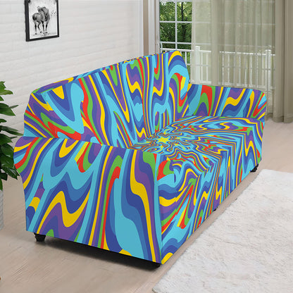 Psychedelic Print Sofa Cover