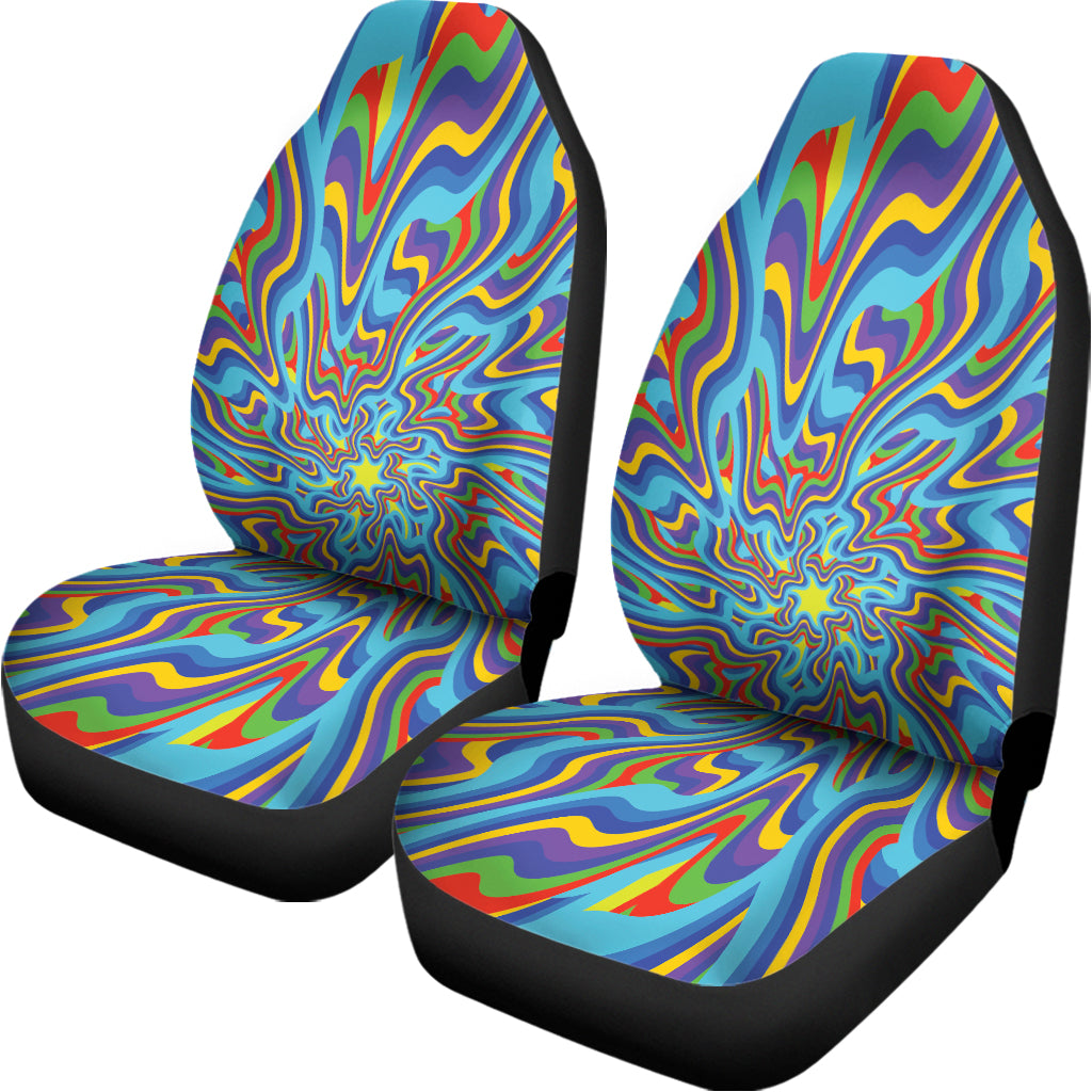 Psychedelic Print Universal Fit Car Seat Covers