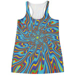 Psychedelic Print Women's Racerback Tank Top