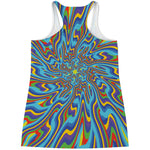Psychedelic Print Women's Racerback Tank Top