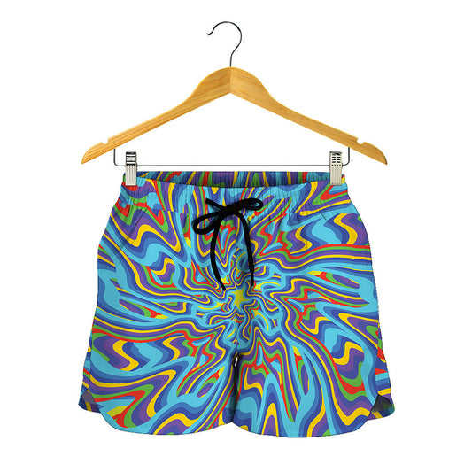 Psychedelic Print Women's Shorts