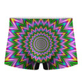 Psychedelic Radiant Optical Illusion Men's Boxer Briefs