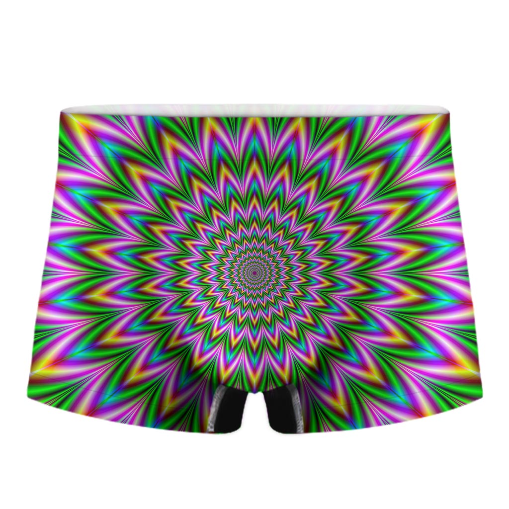 Psychedelic Radiant Optical Illusion Men's Boxer Briefs