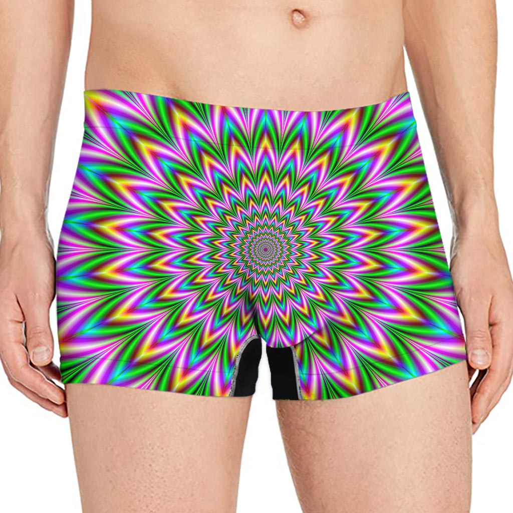 Psychedelic Radiant Optical Illusion Men's Boxer Briefs