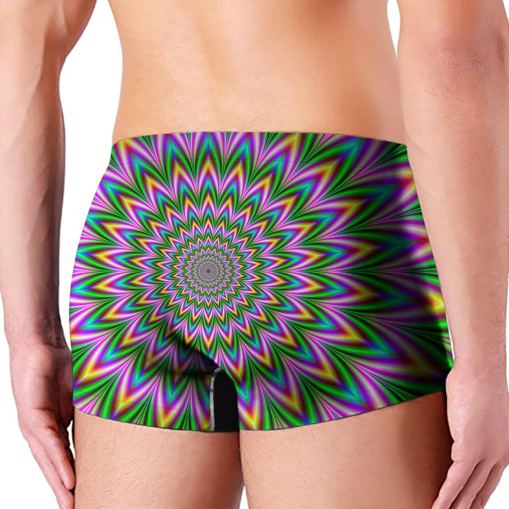 Psychedelic Radiant Optical Illusion Men's Boxer Briefs