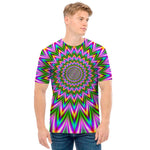 Psychedelic Radiant Optical Illusion Men's T-Shirt