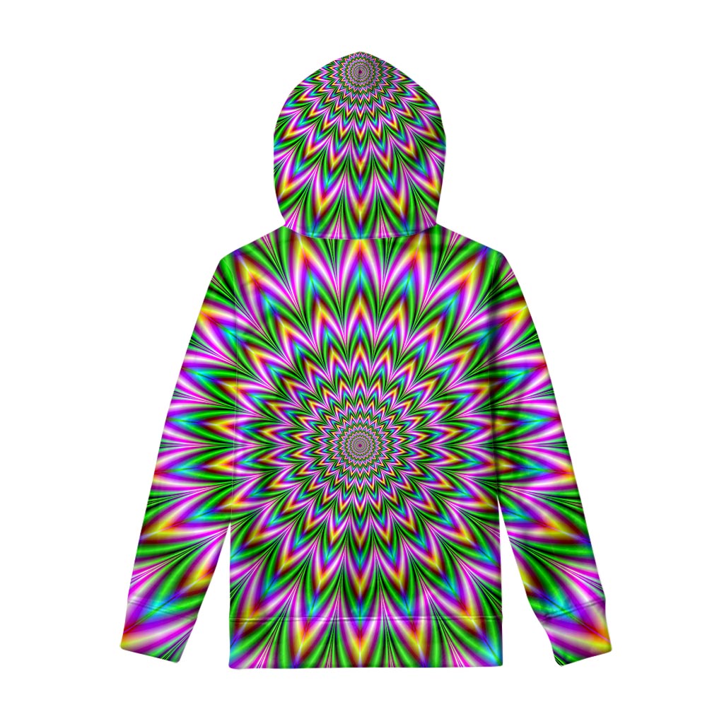 Psychedelic Radiant Optical Illusion Pullover Hoodie
