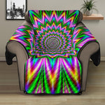 Psychedelic Radiant Optical Illusion Recliner Protector