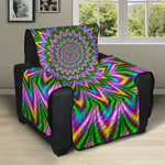 Psychedelic Radiant Optical Illusion Recliner Protector