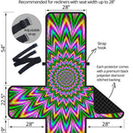 Psychedelic Radiant Optical Illusion Recliner Protector