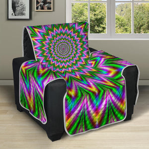 Psychedelic Radiant Optical Illusion Recliner Protector