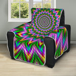 Psychedelic Radiant Optical Illusion Recliner Protector