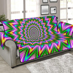 Psychedelic Radiant Optical Illusion Sofa Protector