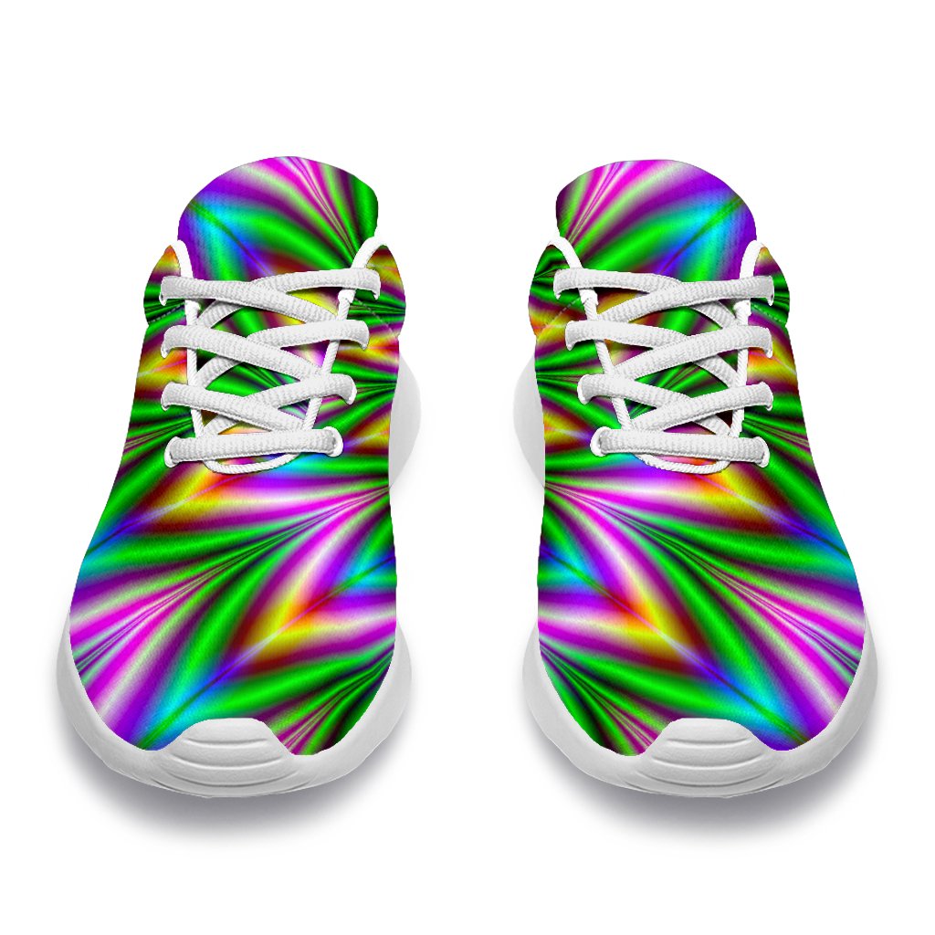 Psychedelic Radiant Optical Illusion Sport Shoes GearFrost