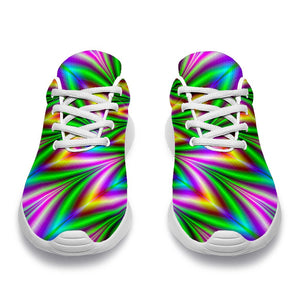 Psychedelic Radiant Optical Illusion Sport Shoes GearFrost