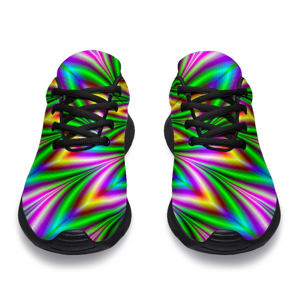 Psychedelic Radiant Optical Illusion Sport Shoes GearFrost