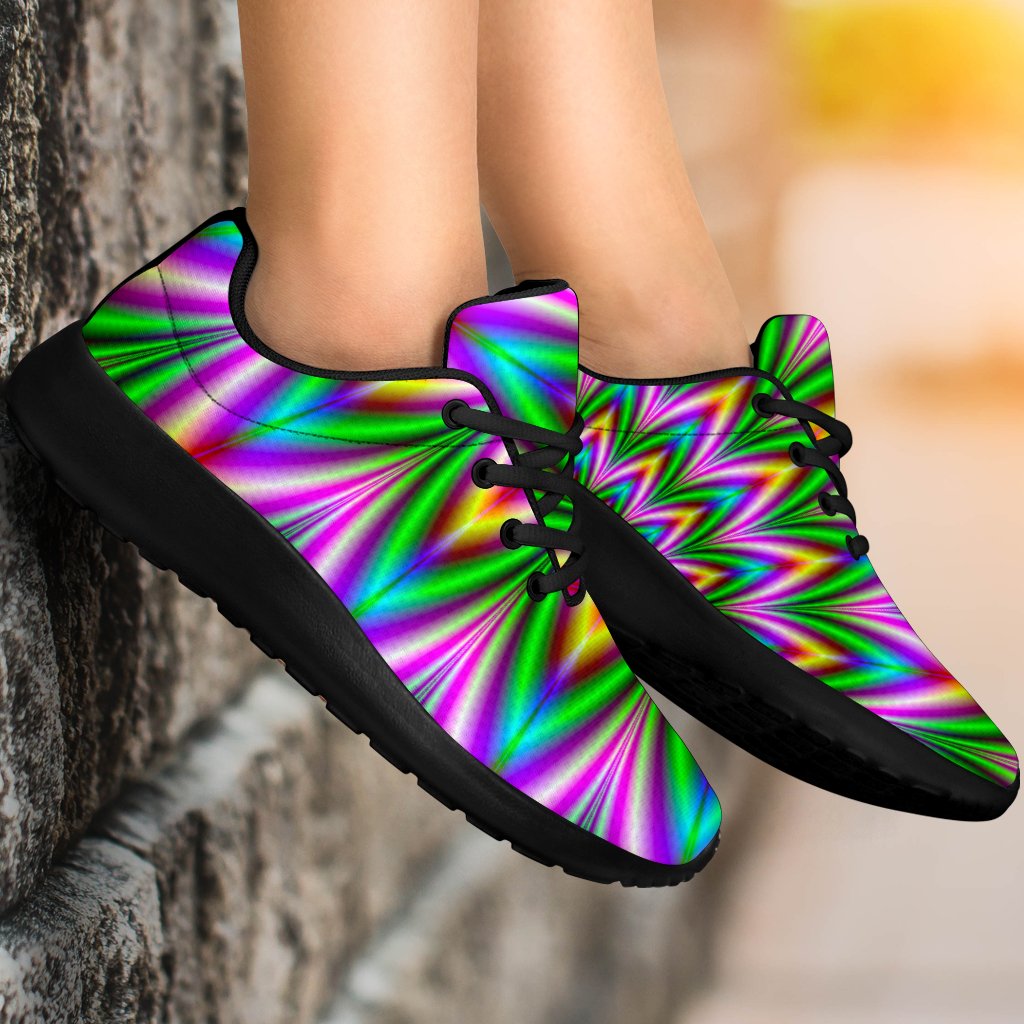 Psychedelic Radiant Optical Illusion Sport Shoes GearFrost