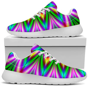 Psychedelic Radiant Optical Illusion Sport Shoes GearFrost