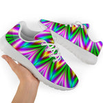 Psychedelic Radiant Optical Illusion Sport Shoes GearFrost