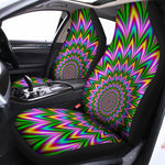 Psychedelic Radiant Optical Illusion Universal Fit Car Seat Covers