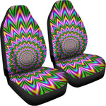 Psychedelic Radiant Optical Illusion Universal Fit Car Seat Covers