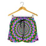 Psychedelic Radiant Optical Illusion Women's Shorts
