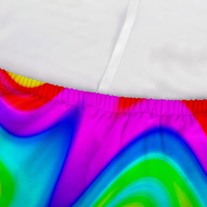Psychedelic Rainbow Trippy Print Sofa Cover