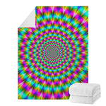 Psychedelic Rave Optical Illusion Blanket