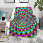 Psychedelic Rave Optical Illusion Blanket
