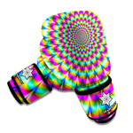 Psychedelic Rave Optical Illusion Boxing Gloves