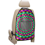 Psychedelic Rave Optical Illusion Car Seat Organizers