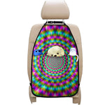 Psychedelic Rave Optical Illusion Car Seat Organizers