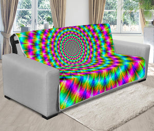 Psychedelic Rave Optical Illusion Futon Protector