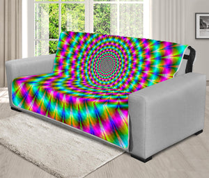 Psychedelic Rave Optical Illusion Futon Protector