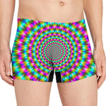 Psychedelic Rave Optical Illusion Men's Boxer Briefs