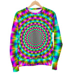 Psychedelic Rave Optical Illusion Men's Crewneck Sweatshirt GearFrost
