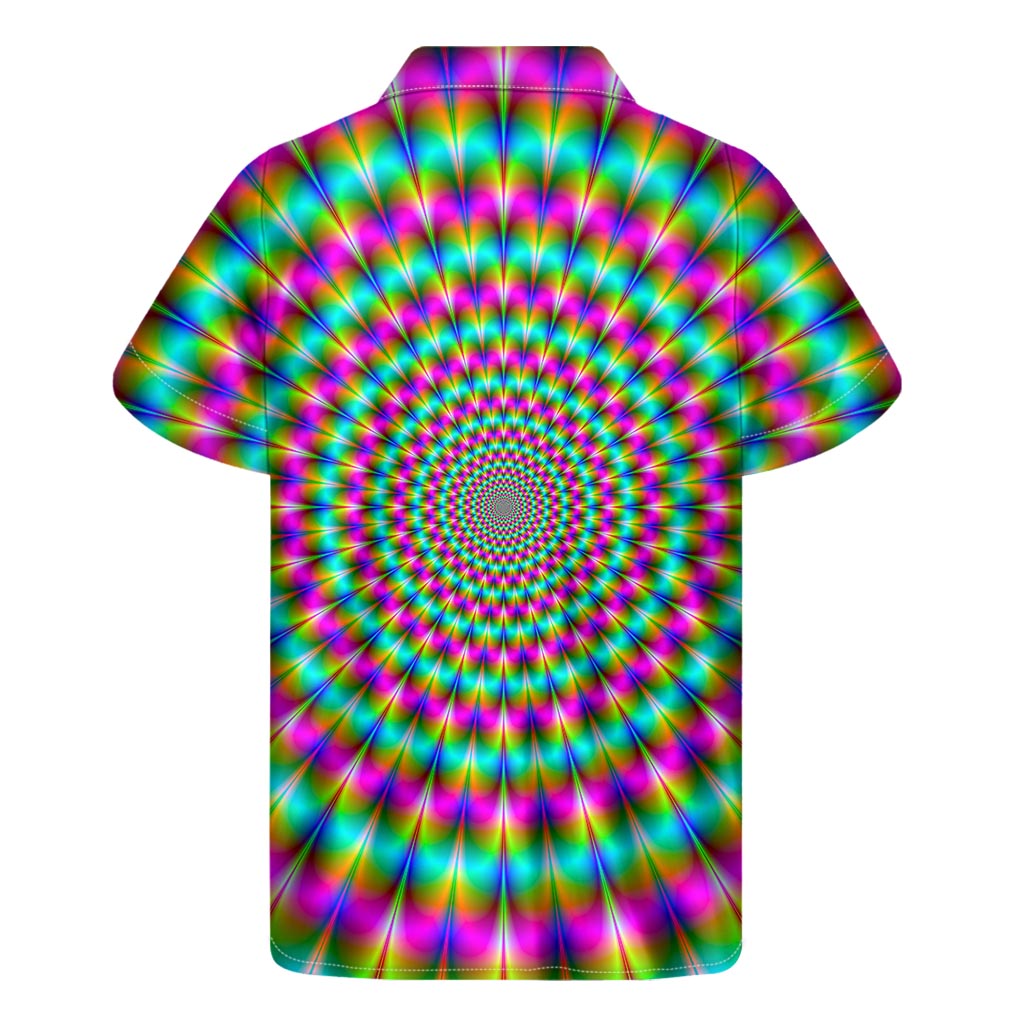 Psychedelic Rave Optical Illusion Men's Short Sleeve Shirt
