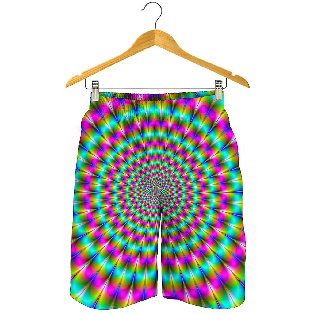Psychedelic Rave Optical Illusion Men's Shorts