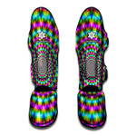 Psychedelic Rave Optical Illusion Muay Thai Shin Guard