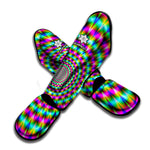 Psychedelic Rave Optical Illusion Muay Thai Shin Guard