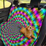 Psychedelic Rave Optical Illusion Pet Car Back Seat Cover