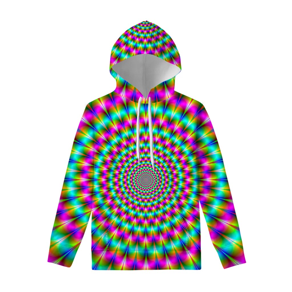 Psychedelic Rave Optical Illusion Pullover Hoodie
