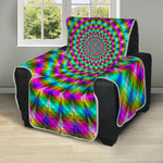 Psychedelic Rave Optical Illusion Recliner Protector