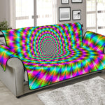 Psychedelic Rave Optical Illusion Sofa Protector