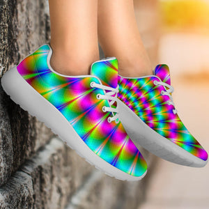 Psychedelic Rave Optical Illusion Sport Shoes GearFrost