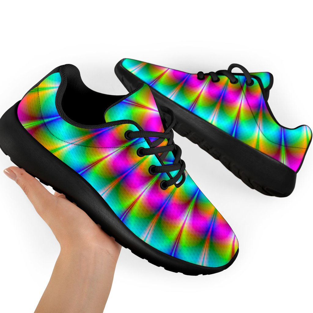 Psychedelic Rave Optical Illusion Sport Shoes GearFrost