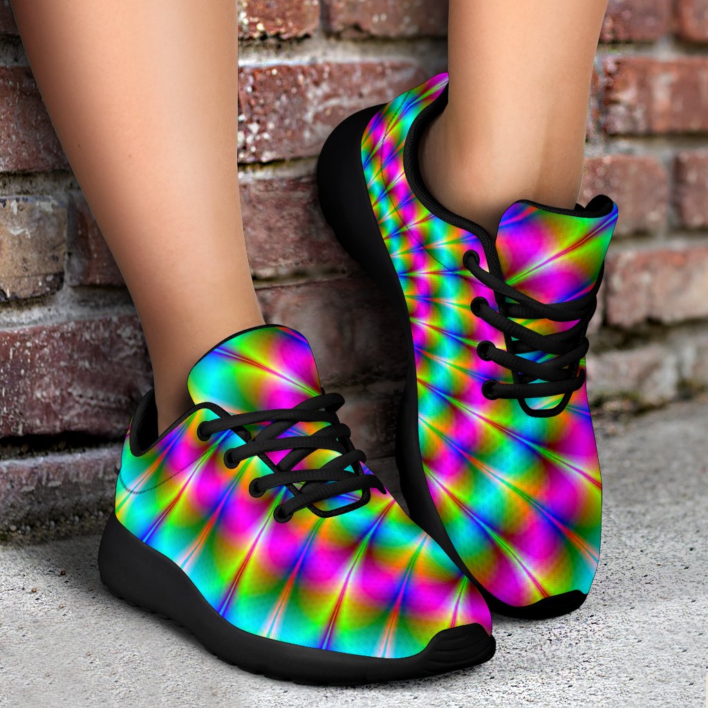 Psychedelic Rave Optical Illusion Sport Shoes GearFrost