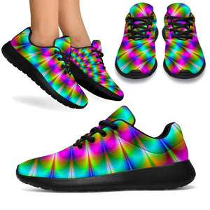 Psychedelic Rave Optical Illusion Sport Shoes GearFrost