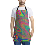 Psychedelic Rave Print Apron
