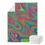 Psychedelic Rave Print Blanket
